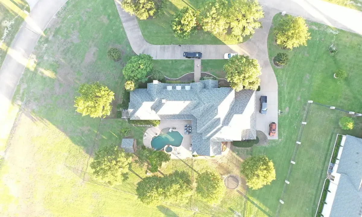 New shingle roof installation on a home in Santa Fe